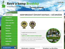 Tablet Screenshot of campbrodsky.cz